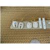 Image 2 : CHOICE on 3: lot of 4 ivory earrings by Mark Seeganna: Walrus, king island mask, crosses and posts w