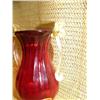 Image 2 : CHOICE on 6 Murano glass, hand-blown with gold flake: red 5.5" tall (154)
