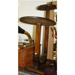 Art Deco oak smokers table (2)