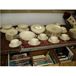 Set of 52 piece Lennox dishes, Princess pattern (187)