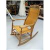 Image 1 : American walnut cane seated rocker circa 1870 (170)