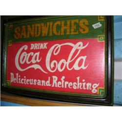 Coco-Cola wood sign - new (2)