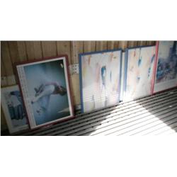Lot of 8 pieces of framed art (191)