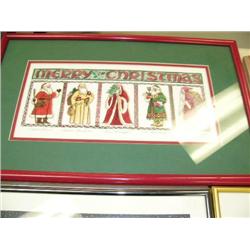 Lot of framed prints: Eklutna signed and numbered print, Lady's Club, children, Barbara Lavell, snow