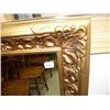 Image 2 : Large gold color framed mirror, cast, gilded (195)