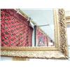 Image 2 : Antique brass colored gesso framed mirror (195)