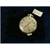 Image 1 : 17 jewel pocket watch by Hampden, in working condition with seconds hand (170)