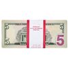 Image 2 : Pack of (100) Consecutive 2021 $5 Federal Reserve Star Notes