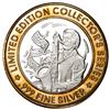 Image 2 : .999 Fine Silver Grand Casino $10 Limited Edition Gaming Token