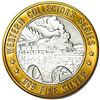 Image 1 : .999 Fine Silver Sam's Town Casino Tunica, MS $10 Limited Edition Gaming Token