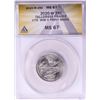 Image 1 : 2020-W V75 WWII Privy Mark Tallgrass Prairie Quarter Coin ANACS MS67