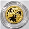 Image 1 : 2020 Niue $5 Proof Elizabeth II Gold Coin w/Box & COA