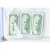 Image 2 : SLEEVED SET OF  3 - 1967 - $1 NOTES