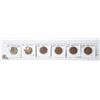 Image 1 : SET OF 6 - 1/2 BRITT PENNIES