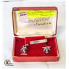Image 1 : VINTAGE BRENTWOOD JUNIOR CUFFLINGS & TIE CLIP