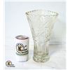 Image 1 : CRYSTAL VASE DIAMOND CUT
