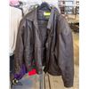 Image 1 : RICH LEATHER COMPANY MENS LEATHER JACKET 46-48