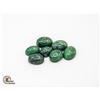 Image 1 : #62-GREEN EMERALD GEMSTONES 62.5CT