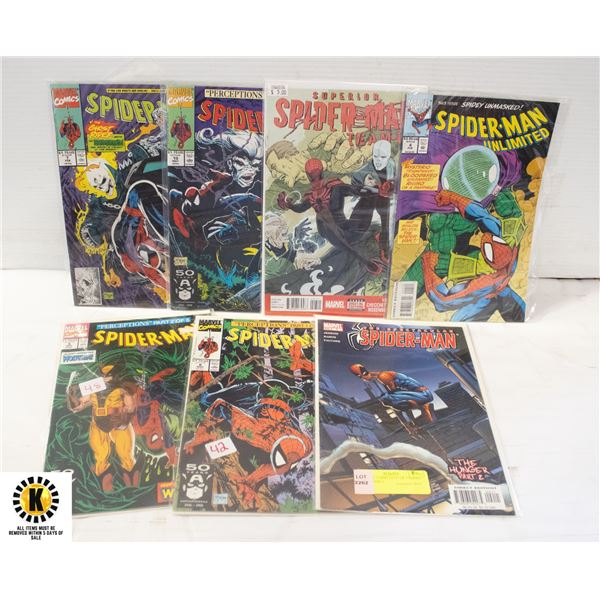 MARVEL COMICS LOT OF 7 SPIDER MAN COMICS