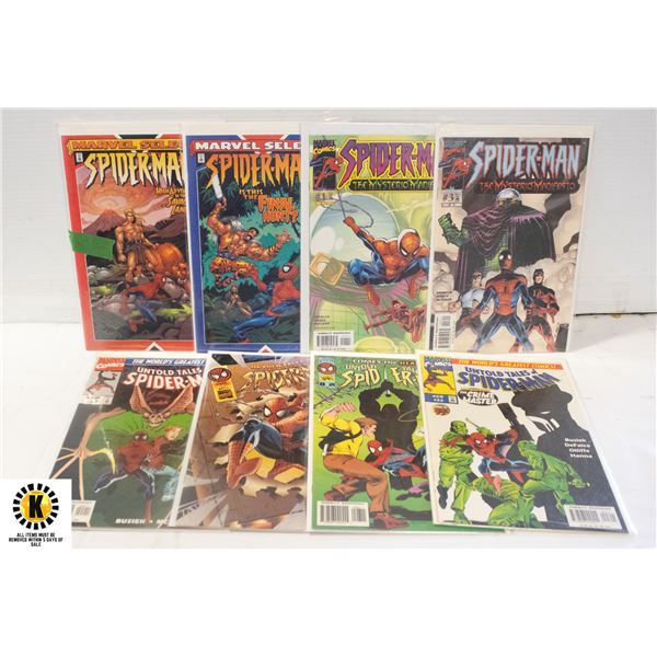 MARVEL COMICS LOT OF 8 SPIDER MAN COMICS