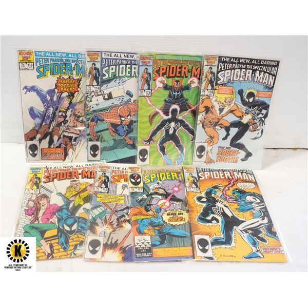 MARVEL COMICS LOT OF 9 PETER PARKER