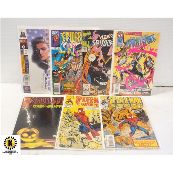 MARVEL COMICS LOT OF 8 SPIDER MAN COMICS