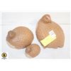 Image 1 : VINTAGE ARNEL?S QUAIL MOTHER & 2 BABIES CERAMIC