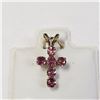 Image 1 : BZ1682-199 10K GARNET(0.52CT) PENDANT