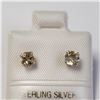 Image 1 : BZ1682-196 SILVER CITRINE(0.5CT) EARRINGS