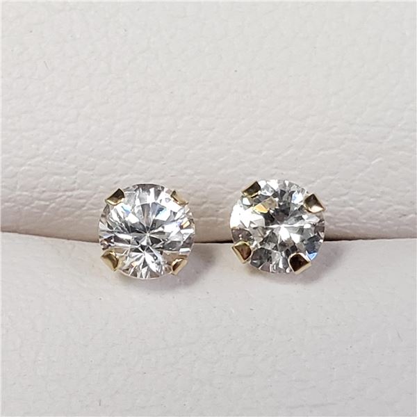 BZ1682-188 14K CZ EARRINGS