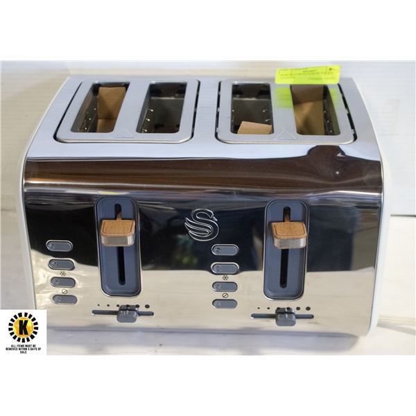 NEW S&D SWAN NORDIC 4 SLICE TOASTER