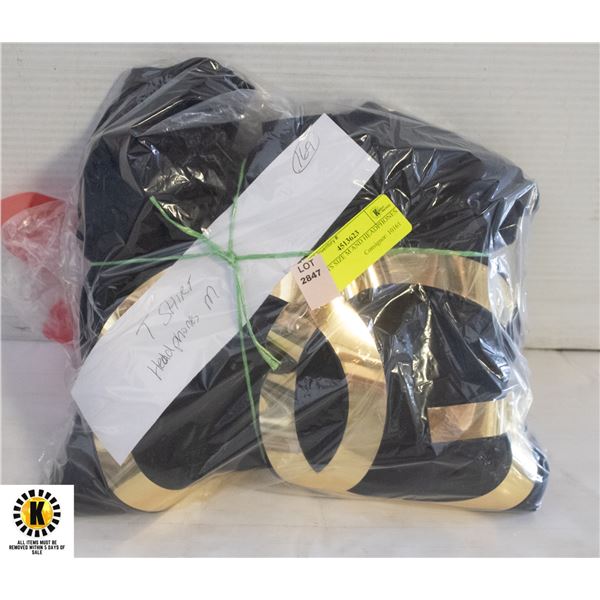 T SHIRTS SIZE M AND HEADPHONES