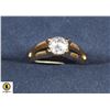 Image 1 : SOLITAIRE LADIES RING IN BOX - SIZE 10