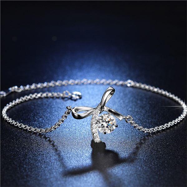 1 CT GRA CERTIFIED MOISSANITE 925 SILVER BRACELET