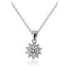 Image 1 : 0.5 CT GRA CERTIFIED MOISSANITE 925 SILVER NECKLACE