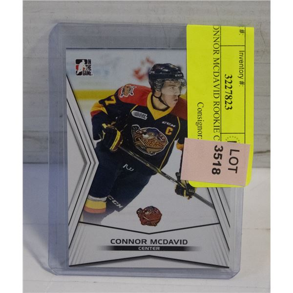 CONNOR MCDAVID ROOKIE CARD