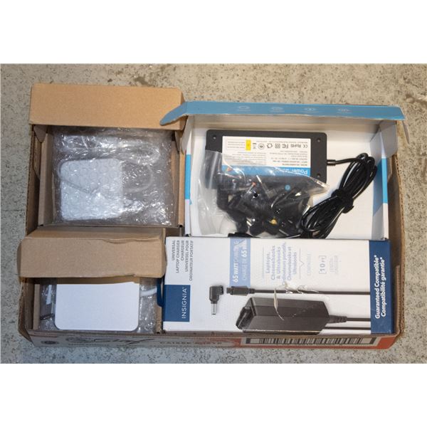 FLAT WITH POWER ADAPTER, INSIGNIA 65 WATT