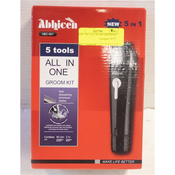 NEW 5 IN 1 ALL IN ONE GROOM KIT