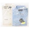 Image 1 : NEW MEN'S SHIRTS 1DENIM 1NATURAL SIZE M