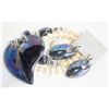 Image 1 : EARRINGS, MATCHING NECKLACE