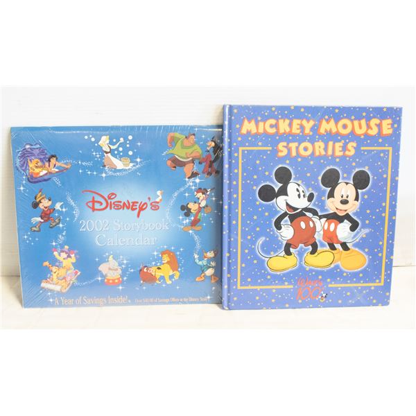 2 DISNEY COLLECTOR BOOKS/CALENDAR