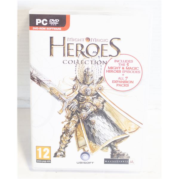 HEROES OF MIGHT & MAGIC GAMES 1 TO 5, 4 DISCS