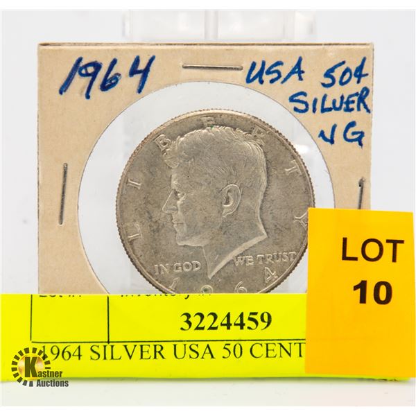 1964 SILVER USA 50 CENT