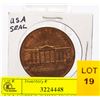 Image 1 : USA COPPER WHITE HOUSE TOKEN