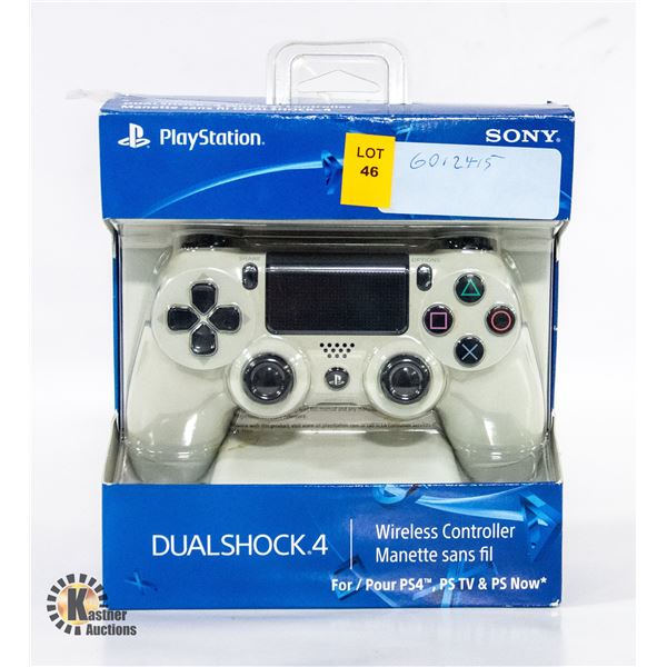 WIRELESS DUALSHOCK 4 WHITE PS4 CONTROLLER