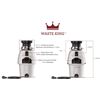 Image 3 : NEW WITH BOX WASTE KING 1/2HP L-2600 GARBAGE