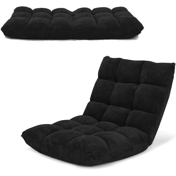 NEW COSTWAY 14 POSITION ADJUSTABLE FLOOR CHAIR