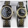 Image 1 : NEW REPLICA ROLEX QUARTZ "DATEJUST" COUPLES WATCH