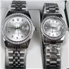 Image 1 : NEW REPLICA ROLEX QUARTZ "DATEJUST" COUPLES WATCH