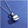 Image 3 : 1 CT GRA CERTIFIED MOISSANITE 925 SILVER NECKLACE